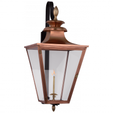 Visual Comfort & Co. Signature Collection CHO 2437SC-CG - Albermarle Large Bracketed Gas Wall Lantern