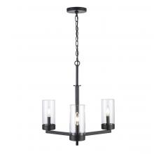 Trans Globe 71735-3 BK - Meadowlark Chandeliers Black