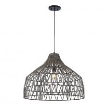 Trans Globe PND-2253 BK - TidalTwists 1 - Light Single Pendant