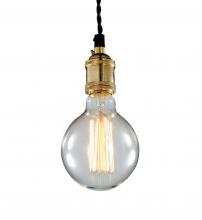 Bethel International AV60-1BLK - Single Pendant Lighting Brass