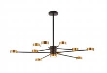 Bethel International BE18C38B - LED Chandelier Black