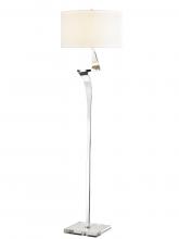 Bethel International JFL136NB-CH - Floor Lamp Chrome