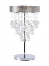 Bethel International LX03T - Table Lamp Metal & Crystal