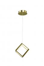 Bethel International OC27P7G - LED Single Pendant Lighting Gold