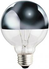 Westinghouse 0315700 - 60W G25 Incandescent 1/2 Chrome E26 (Medium) Base, 120 Volt, Box