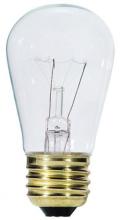 Westinghouse 0434000 - 11W S14 Incandescent Clear E26 (Medium) Base, 130 Volt, Box