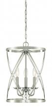 Westinghouse 6303800 - 3 Light Chandelier Brushed Nickel Finish