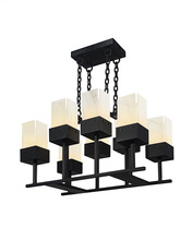 Santangelo Lighting & Design CH-LPNRCTNGL - Alpine Rectangle Chandelier