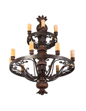 Santangelo Lighting & Design CH-LRY-2T - El Rey 2-tier Chandelier