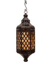 Santangelo Lighting & Design LN-TNS-A - Tunisian Lantern - Amber