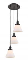 Innovations Lighting 113F-3P-OB-G41 - Cone - 3 Light - 14 inch - Oil Rubbed Bronze - Cord hung - Multi Pendant