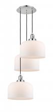 Innovations Lighting 113F-3P-PN-G71-L - Cone - 3 Light - 18 inch - Polished Nickel - Cord hung - Multi Pendant