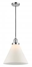 Innovations Lighting 201C-PC-G41-L - Cone - 1 Light - 12 inch - Polished Chrome - Cord hung - Mini Pendant