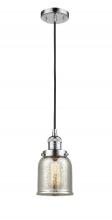 Innovations Lighting 201C-PC-G58-LED - Bell - 1 Light - 5 inch - Polished Chrome - Cord hung - Mini Pendant