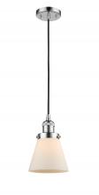 Innovations Lighting 201C-PC-G61 - Cone - 1 Light - 6 inch - Polished Chrome - Cord hung - Mini Pendant