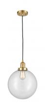 Innovations Lighting 201C-SG-G202-12 - Beacon - 1 Light - 12 inch - Satin Gold - Cord hung - Mini Pendant