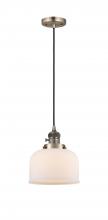 Innovations Lighting 201CSW-AB-G71 - Bell - 1 Light - 8 inch - Antique Brass - Cord hung - Mini Pendant