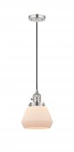 Innovations Lighting 201CSW-PN-G171 - Fulton - 1 Light - 7 inch - Polished Nickel - Cord hung - Mini Pendant