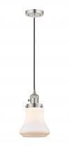 Innovations Lighting 201CSW-PN-G191-LED - Bellmont - 1 Light - 6 inch - Polished Nickel - Cord hung - Mini Pendant