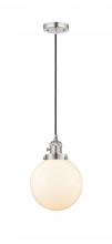 Innovations Lighting 201CSW-PN-G201-8 - Beacon - 1 Light - 8 inch - Polished Nickel - Cord hung - Mini Pendant