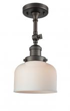 Innovations Lighting 201F-OB-G71 - Bell - 1 Light - 8 inch - Oil Rubbed Bronze - Semi-Flush Mount