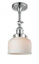 Innovations Lighting 201F-PC-G71-LED - Bell - 1 Light - 8 inch - Polished Chrome - Semi-Flush Mount