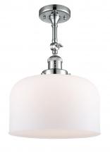 Innovations Lighting 201F-PC-G71-L - Bell - 1 Light - 12 inch - Polished Chrome - Semi-Flush Mount