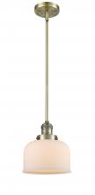 Innovations Lighting 201S-AB-G71 - Bell - 1 Light - 8 inch - Antique Brass - Stem Hung - Mini Pendant