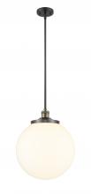 Innovations Lighting 201S-BAB-G201-14 - Beacon - 1 Light - 14 inch - Black Antique Brass - Stem Hung - Pendant