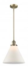 Innovations Lighting 201S-BB-G41-L - Cone - 1 Light - 12 inch - Brushed Brass - Stem Hung - Mini Pendant