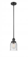 Innovations Lighting 201S-BK-G54-LED - Bell - 1 Light - 5 inch - Matte Black - Stem Hung - Mini Pendant