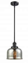 Innovations Lighting 201S-BK-G78-LED - Bell - 1 Light - 8 inch - Matte Black - Stem Hung - Mini Pendant