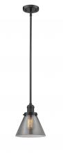 Innovations Lighting 201S-OB-G43 - Cone - 1 Light - 8 inch - Oil Rubbed Bronze - Stem Hung - Mini Pendant