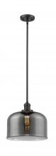 Innovations Lighting 201S-OB-G73-L-LED - Bell - 1 Light - 12 inch - Oil Rubbed Bronze - Stem Hung - Mini Pendant