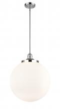 Innovations Lighting 201S-PC-G201-16-LED - Beacon - 1 Light - 16 inch - Polished Chrome - Stem Hung - Pendant