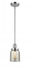 Innovations Lighting 201S-PC-G58 - Bell - 1 Light - 5 inch - Polished Chrome - Stem Hung - Mini Pendant