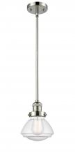 Innovations Lighting 201S-PN-G324 - Olean - 1 Light - 7 inch - Polished Nickel - Stem Hung - Mini Pendant