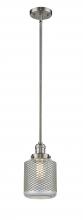 Innovations Lighting 201S-SN-G262-LED - Stanton - 1 Light - 6 inch - Brushed Satin Nickel - Stem Hung - Mini Pendant