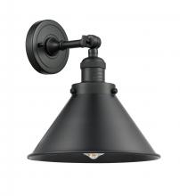 Innovations Lighting 203-BK-M10-BK-LED - Briarcliff - 1 Light - 10 inch - Matte Black - Sconce