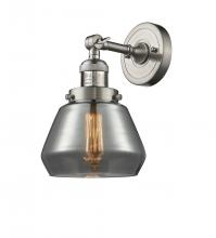 Innovations Lighting 203-SN-G173-LED - Fulton - 1 Light - 7 inch - Brushed Satin Nickel - Sconce