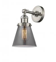 Innovations Lighting 203-SN-G63-LED - Cone - 1 Light - 6 inch - Brushed Satin Nickel - Sconce