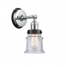  203PC-BPBK-HRBK-G184S - Canton - 1 Light - 5 inch - Polished Chrome - Sconce