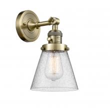 Innovations Lighting 203SW-AB-G64-LED - Cone - 1 Light - 6 inch - Antique Brass - Sconce