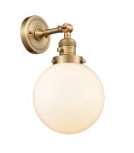  203SW-BB-G201-8 - Beacon - 1 Light - 8 inch - Brushed Brass - Sconce