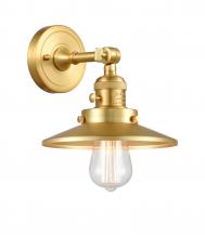  203SW-SG-M4 - Railroad - 1 Light - 8 inch - Satin Gold - Sconce