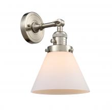 Innovations Lighting 203SW-SN-G41-LED - Cone - 1 Light - 8 inch - Brushed Satin Nickel - Sconce