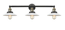  205-BAB-G1 - Halophane - 3 Light - 33 inch - Black Antique Brass - Bath Vanity Light