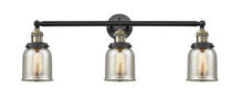 Innovations Lighting 205-BAB-G58-LED - Bell - 3 Light - 30 inch - Black Antique Brass - Bath Vanity Light