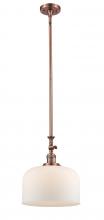 Innovations Lighting 206-AC-G71-L - Bell - 1 Light - 12 inch - Antique Copper - Stem Hung - Mini Pendant