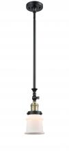 Innovations Lighting 206-BAB-G181S-LED - Canton - 1 Light - 5 inch - Black Antique Brass - Stem Hung - Mini Pendant